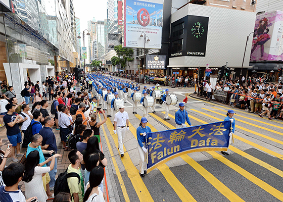 香港反迫害大游行 民众支持诉江