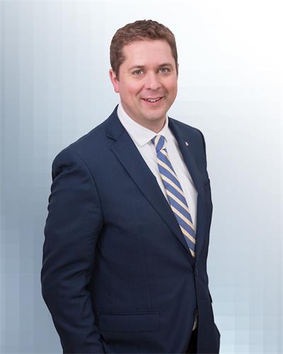 '图1：加拿大联邦反对党领袖熙尔（Andrew Scheer）'