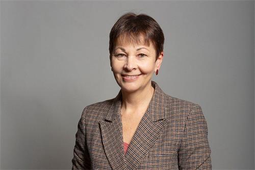 '图2：卡罗琳·卢卡斯议员（Caroline Lucas MP）（英国议会官方网站）'