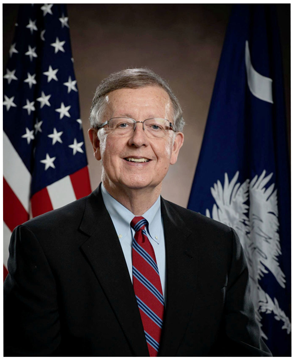 '图4：南卡罗来纳州第2选区州众议员威肯西默发贺信欢迎民众观赏神韵演出。'